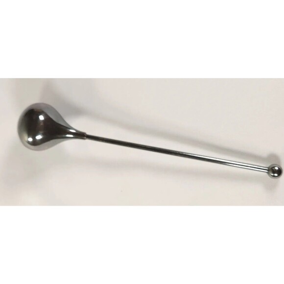 EPNS ABSA Denmark Danish Drink Cooler Silverplate Stirrer Stick MCM Sphere VTG - Picture 1 of 11